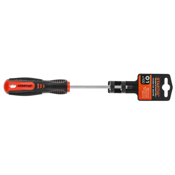 Отвертка STARTUL MASTER PZ1 х 100 мм, рукоятка Anti-Slip (ST3091-110)