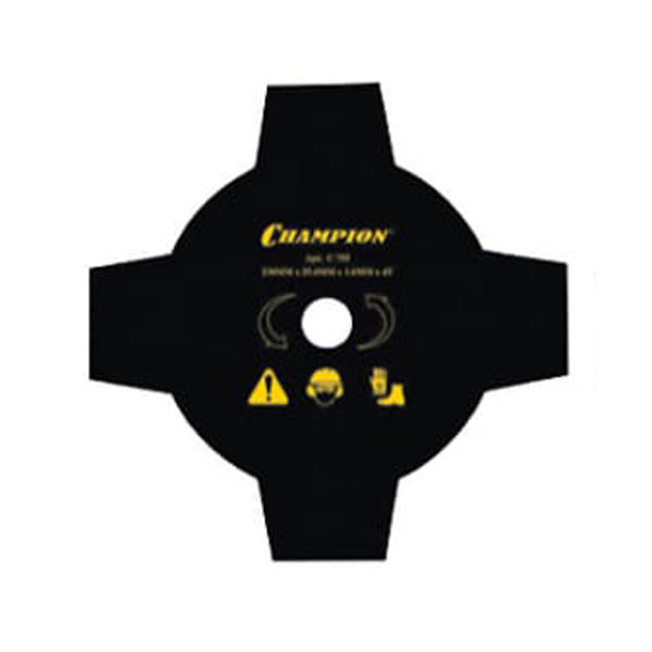 Нож для жесткой травы CHAMPION 4z х 255 х 25,4 мм тип А (C5111)