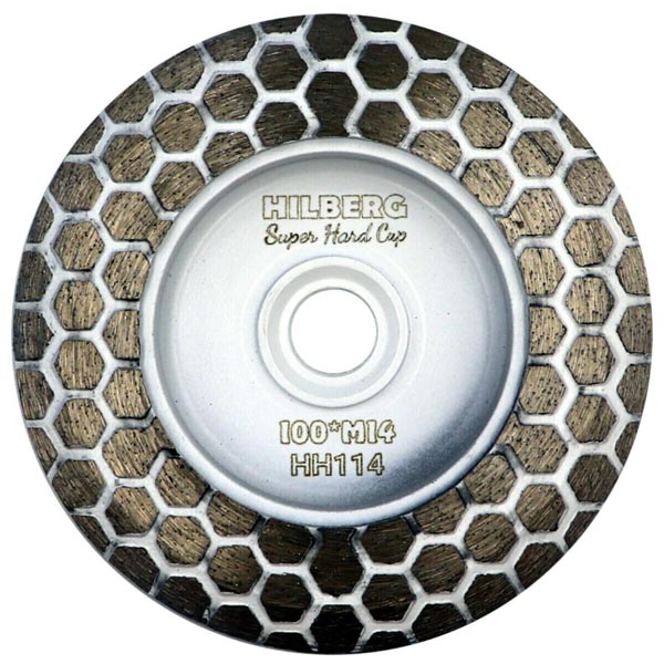 Фреза алмазная HILBERG Super Hard Cup 100 мм М14 (HH114)