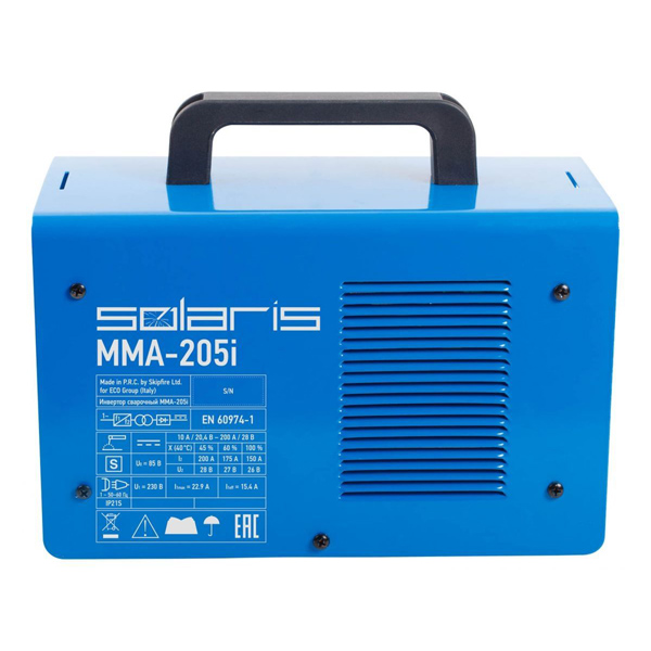 Инвертор сварочный SOLARIS MMA-205i (MMA-205i)