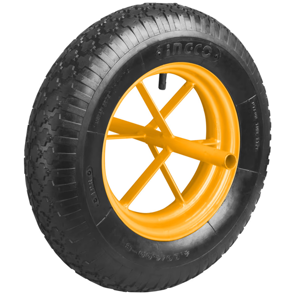 Колесо для тачек INGCO пневматическое 16" х 4-8 (HHWB64010-P)