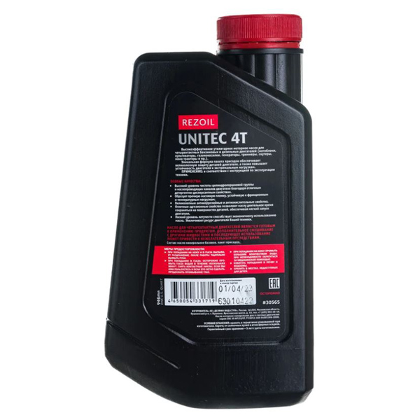 Масло для четырехтактных двигателей минеральное Rezoil UNITEC 0,946 л (03.008.00010)