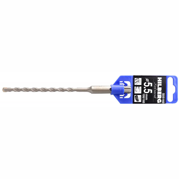 Бур HILBERG SDS-plus 5,5 х 160 мм (S05160)