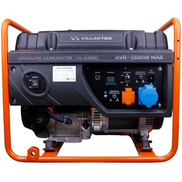 Генератор бензиновый VILLARTEC GG6300C (2102640000)