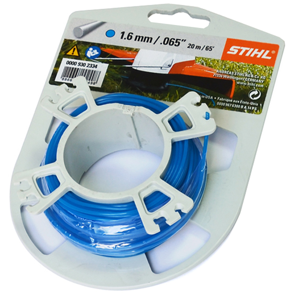 Леска триммерная STIHL круглого сечения 1,6 мм 20 м (00009302334)
