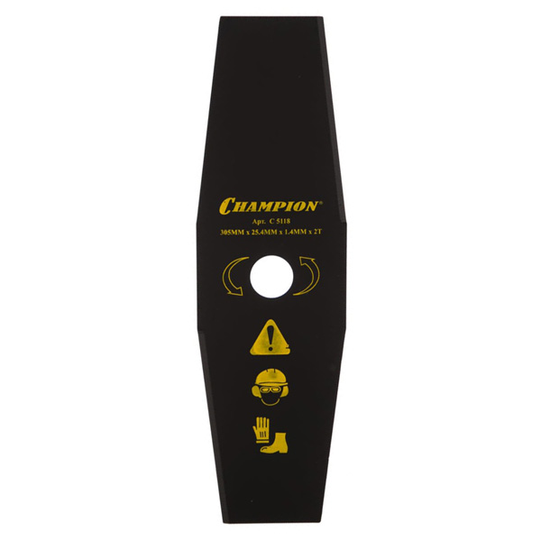 Нож для жесткой травы CHAMPION 2z х 305 х 25,4 мм (C5118)