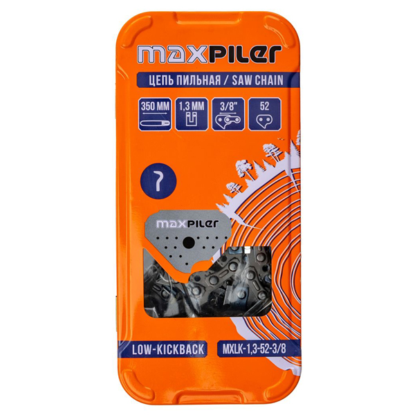 Цепь MAXPILER 3/8" 1.3 мм 52 звена (MXLK-1,3-52-3/8)