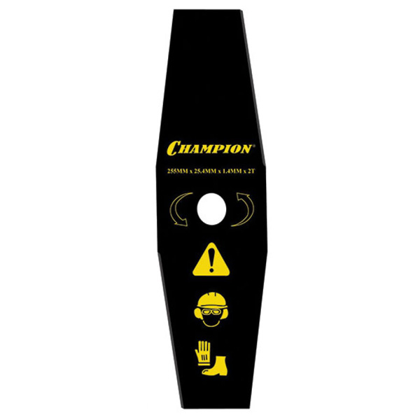 Нож для жесткой травы CHAMPION 2z х 255 х 25,4 мм (C5116)