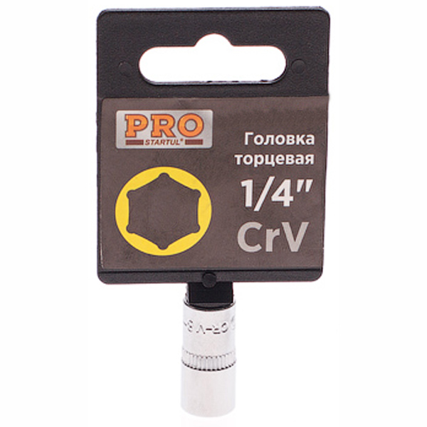 Головка торцевая STARTUL PRO 6-гранная 1/4" 12 мм (PRO-54012)
