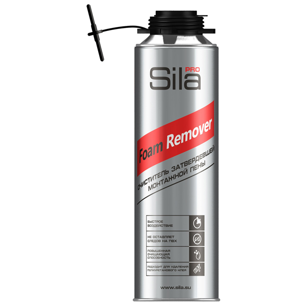 Очиститель затвердевшей монтажной пены Sila Pro Foam Remover 500 мл (CLSLREM500)