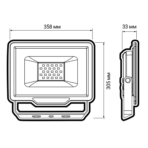 Прожектор JazzWay PFL-C3 200 Вт 6500K (552789)