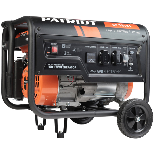 Генератор бензиновый PATRIOT GP 3810L (474101545)