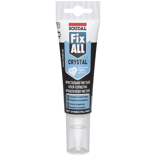 Клей-герметик эластичный SOUDAL Fix All Flexi прозрачный 125 мл (134138)