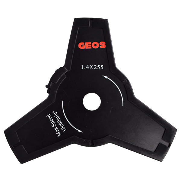 Нож для мотокосы GEOS 3z х 255 х 25,4 мм (212405)