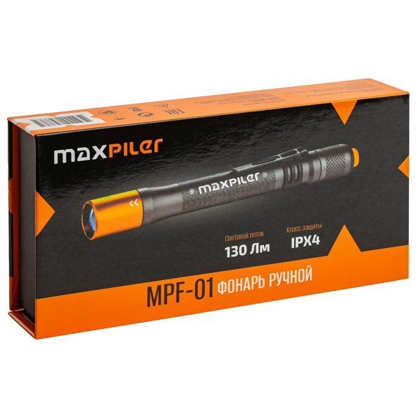 Фонарь ручной MAXPILER MPF-01 (MPF-01)