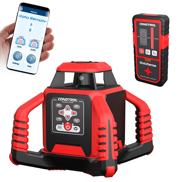 Нивелир лазерный ротационный CONDTROL Rotech HVR, 400 м (1-002-100)
