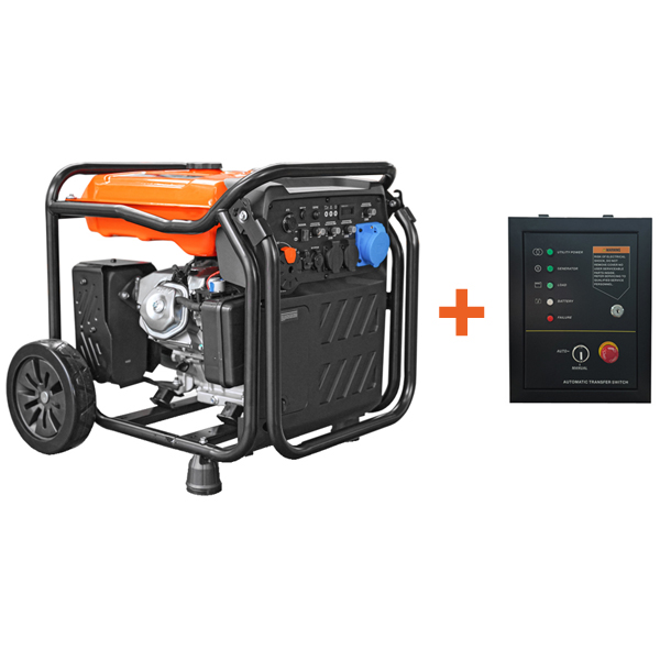 Генератор бензиновый инверторный VILLARTEC GI808 + блок ATS (2101800000N1)