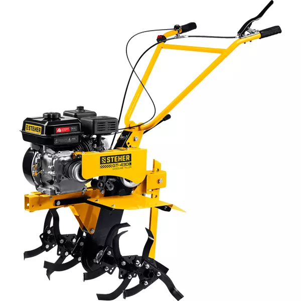 Мотоблок бензиновый STEHER GT-430 L без колес пониженная передача (GT-430 L)