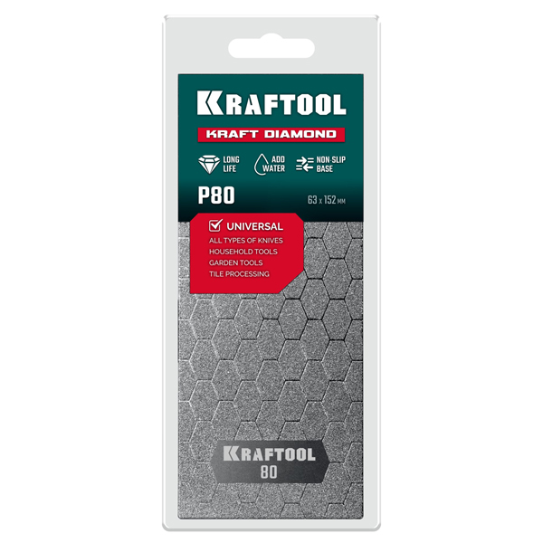 Пластина алмазная KRAFTOOL P80 (35710-080)