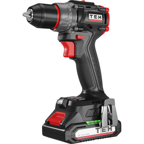 Дрель аккумуляторная TEH TDBL420-2B 2 х 2,0 Ач (TDBL420-2B)