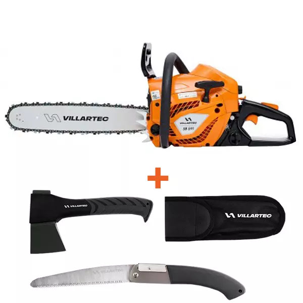 Бензопила VILLARTEC SB 591 шина 40 см + набор туристический HUNTING (1101030001R3)