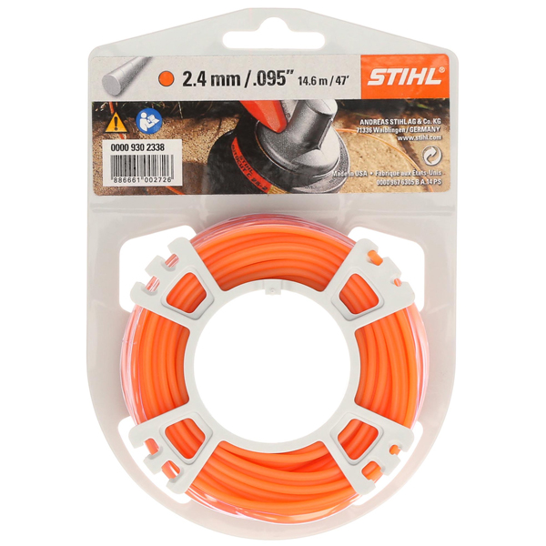 Леска триммерная STIHL круглого сечения бесшумная 2,4 мм 14,6 м (00009302419)