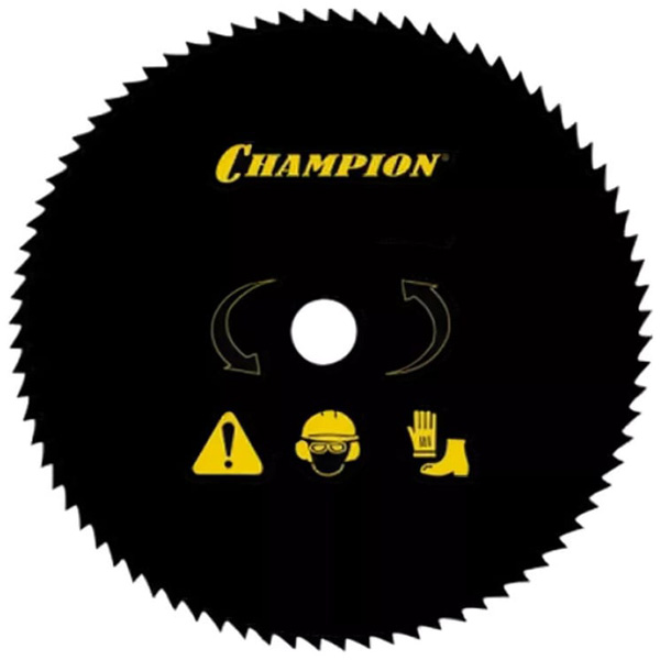 Нож с остроугольными зубцами CHAMPION 80z х 255 х 25,4 мм (C5113)