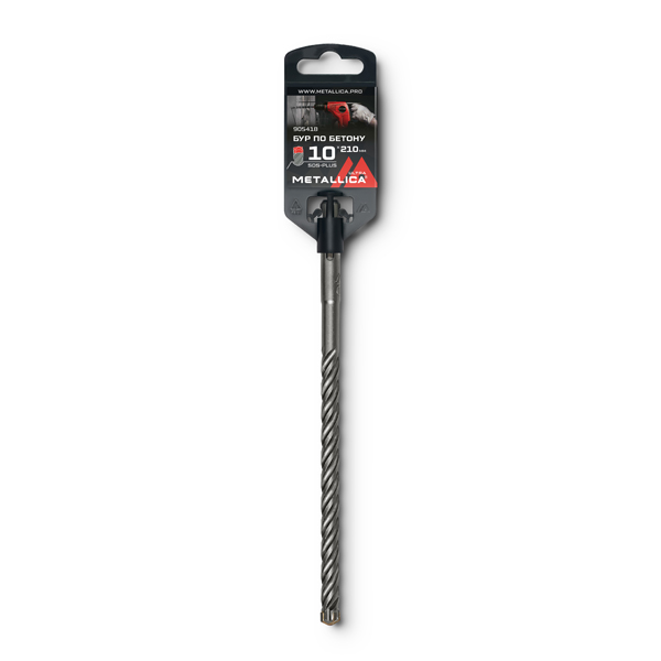 Бур METALLICA Ultra SDS-Plus 10 х 210/150 мм, Х-напайка, 4 спирали (905418)