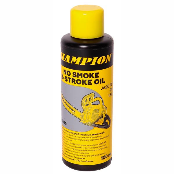 Масло для двухтактных двигателей полусинтетическое CHAMPION JASO FD 0,1 л (952840)