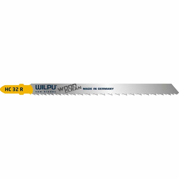 Пилка для электролобзика WILPU HC 32 R по дереву 132/105 мм зуб 2,5 мм (212400005)