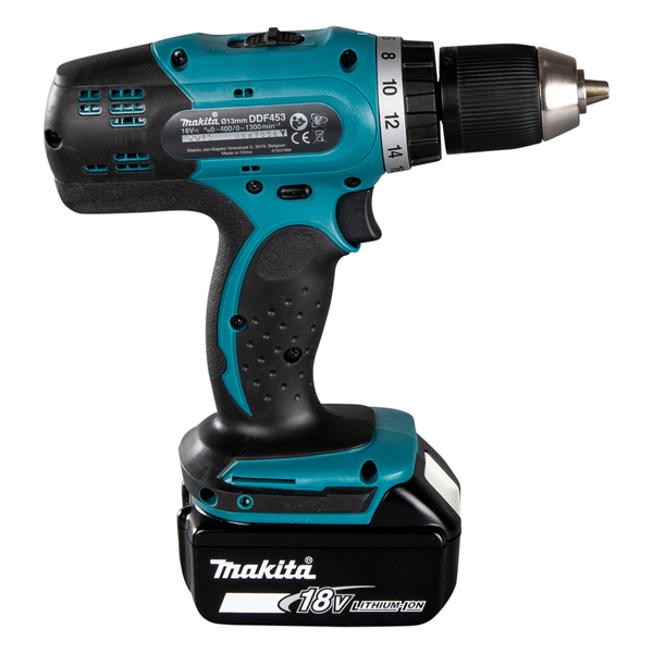 Дрель аккумуляторная Makita DDF 453SY X5 1 х 1,5 Ач (DDF453SYX5)