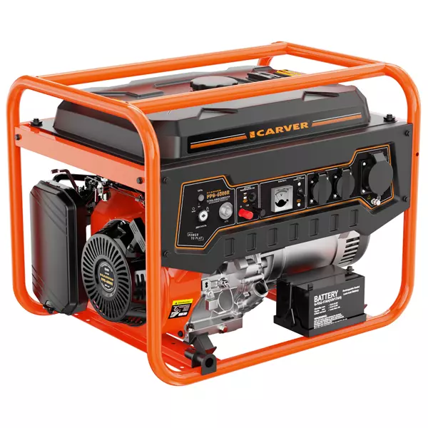 Генератор бензиновый CARVER PPG -6500R (01.020.00077)