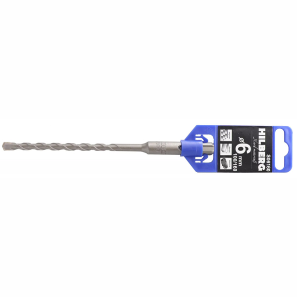 Бур HILBERG SDS-plus 6,0 х 160 мм (S06160)