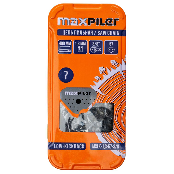 Цепь MAXPILER 3/8" 1.3 мм 57 звеньев (MXLK-1,3-57-3/8)