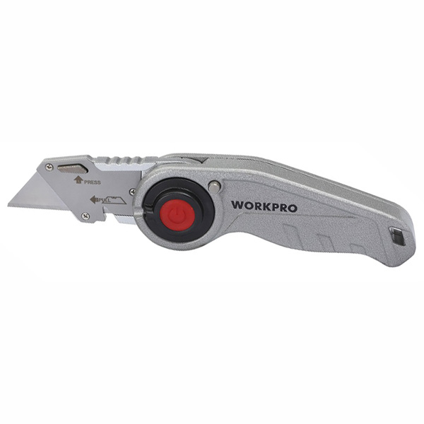 Нож складной с подсветкой WORKPRO 176/121 мм (WP211009)