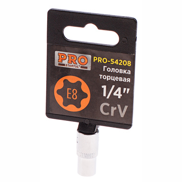 Головка торцевая STARTUL PRO 1/4" E8 (PRO-54208)