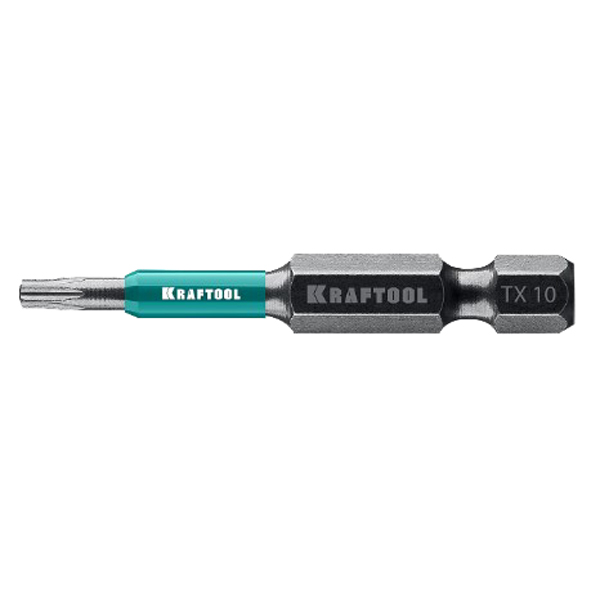 Бита KRAFTOOL OPTIMUM T10 х 50 мм (26126-10-50-10)