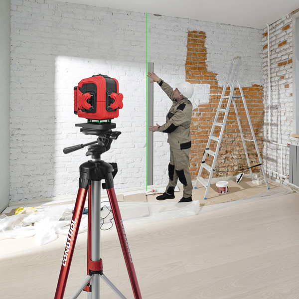 Нивелир лазерный CONDTROL Boden 3D 3 х 360, 30/60 м, ±0,3 мм/м, зеленый луч, 3,7В 4000 мАч Li-ion (1-002-001)