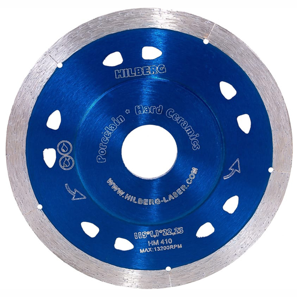 Диск алмазный сплошной HILBERG Extra Thin 115 х 22,2 мм керамогранит (HM410)