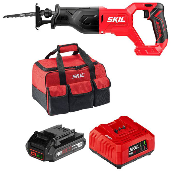 Пила сабельная аккумуляторная SKIL RS5870 1 х 2,0 Ач и ЗУ в сумке (9-1-010)