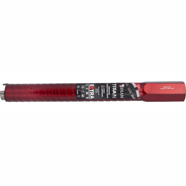Коронка алмазная DIAM САСС Extra Line Titan 42 мм 1 1/4 армированный бетон (313021)