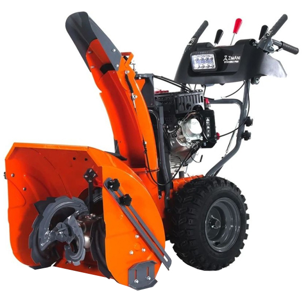 Машина снегоуборочная ZimAni ST324DLE PRO 9 л.с., выброс до 18 м, ковш 58,5 х 61 см (ST324)
