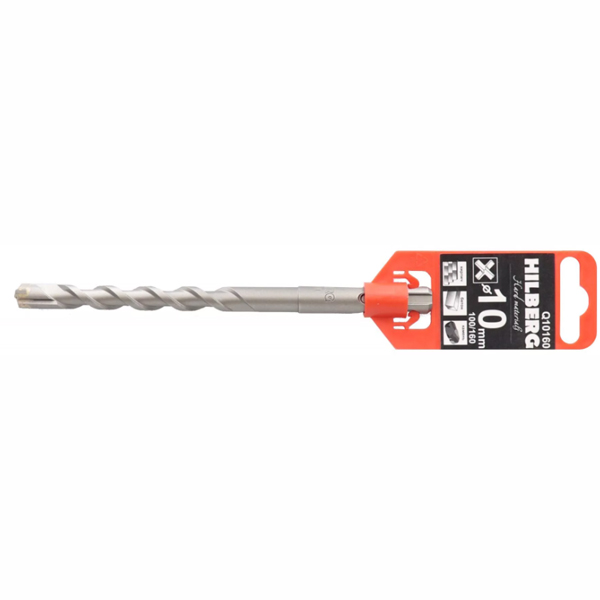 Бур HILBERG Quadro SDS-plus 10,0 х 160 мм (Q10160)