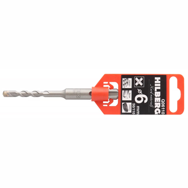 Бур HILBERG Quadro SDS-plus 6,0 х 110 мм (Q06110)