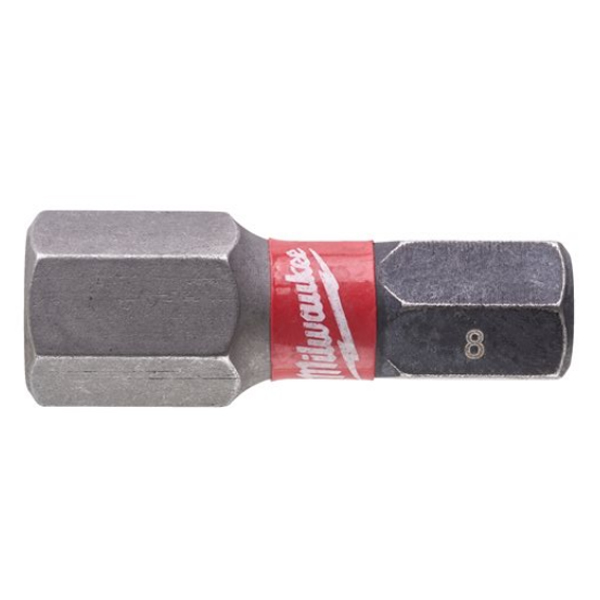 Бита Milwaukee SHOCKWAVE HEX8 х 25 мм ударная 2 шт (4932430898)