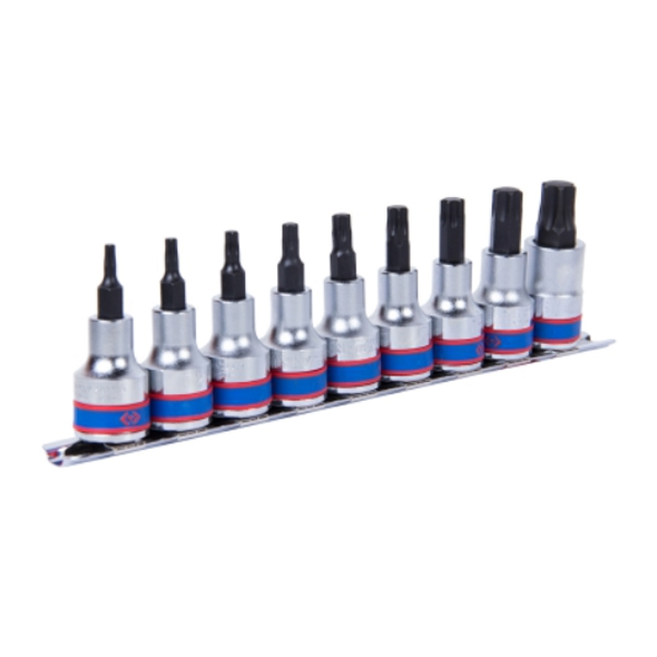 Набор торцевых насадок KING TONY TORX 1/2" 9 предметов (4109PR10)