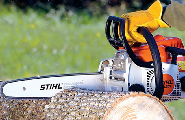 Обзор цепной бензопилы STIHL MS 180