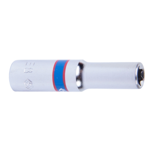 Головка торцевая KING TONY глубокая TORX E-стандарт 1/4" E8 (227508M)