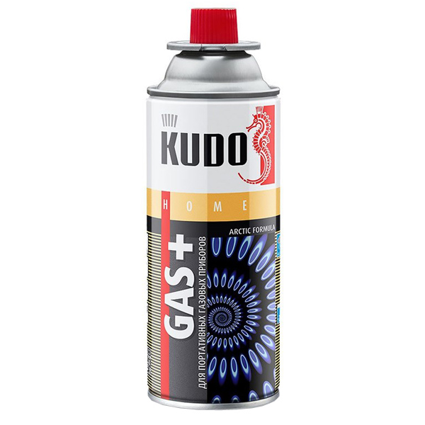 Баллон газовый KUDO для портативных горелок 520 мл (KU-H403)