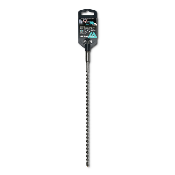 Бур METALLICA Optima SDS-Plus 6,5 х 310/250 мм, напайка с центром, 2 спирали (904152)